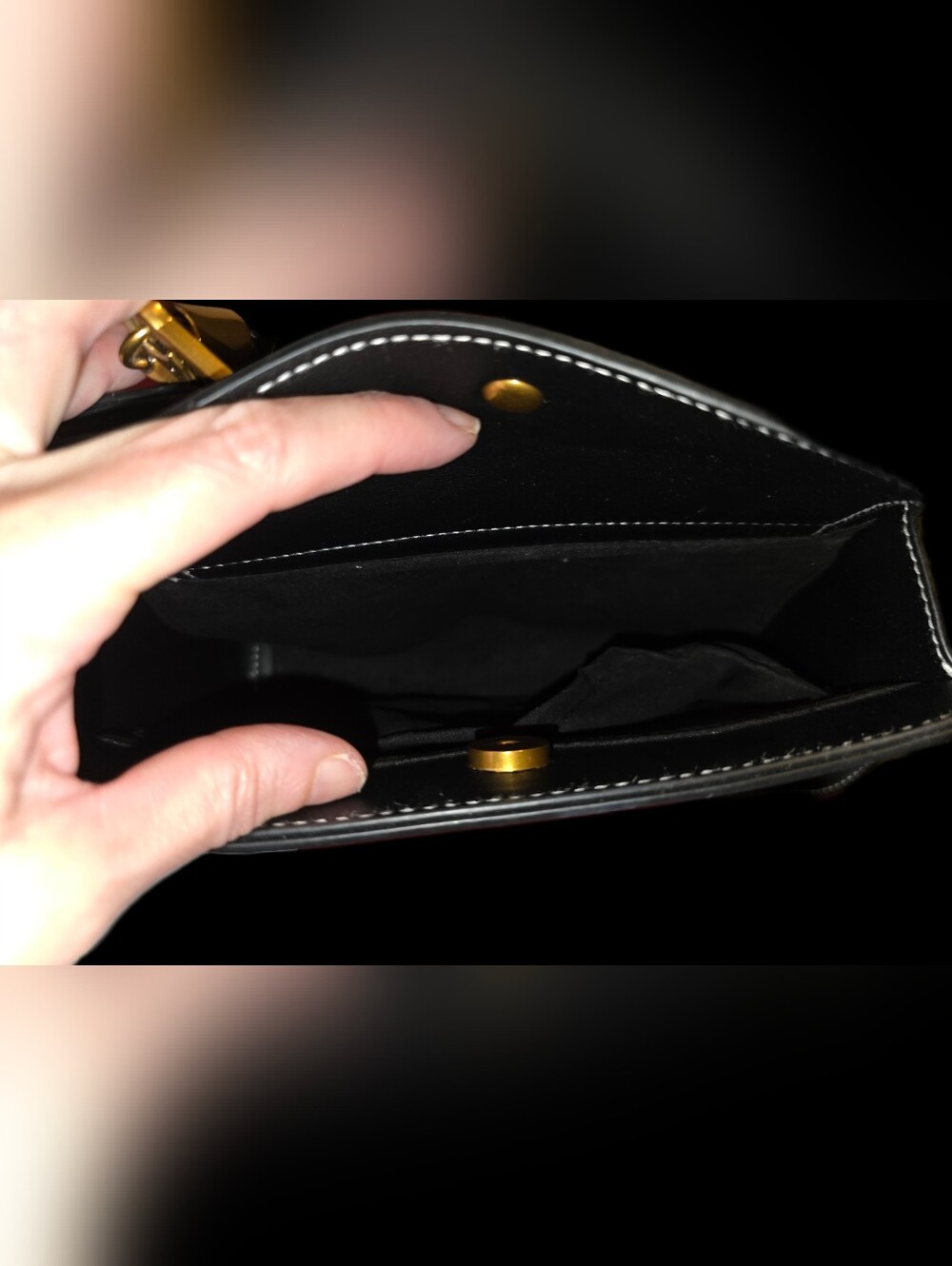 Steve Madden Black Bevelyn Satchel - Picture 9 of 16